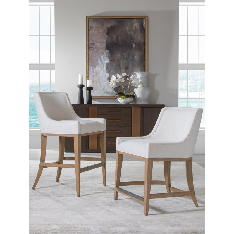Simpatico Upholstered Stool,  Counter Stool (24.5" Seat Height)