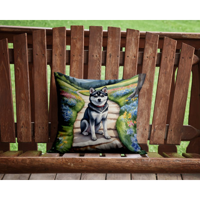 Spring Path Outdoor Throw Pillow