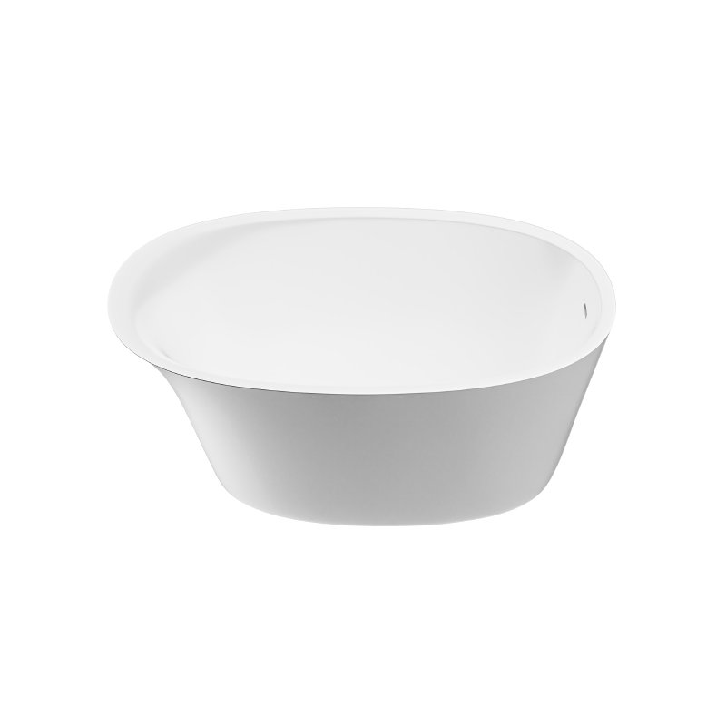 Acquabella Elko Soaker Tub, Gloss White