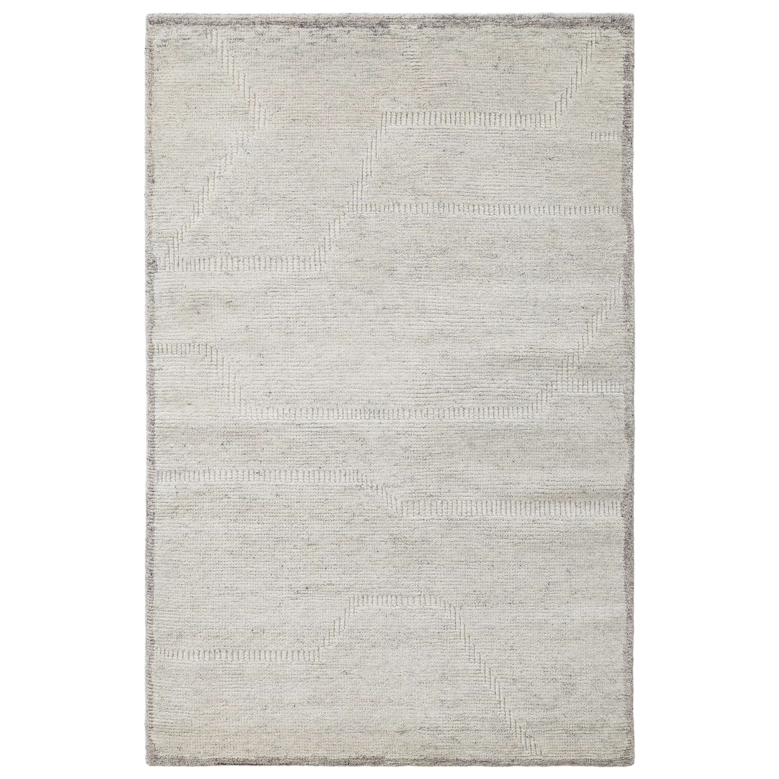 Strobel Hand-Knotted Wool Rug, Rectangle 3' x 5'