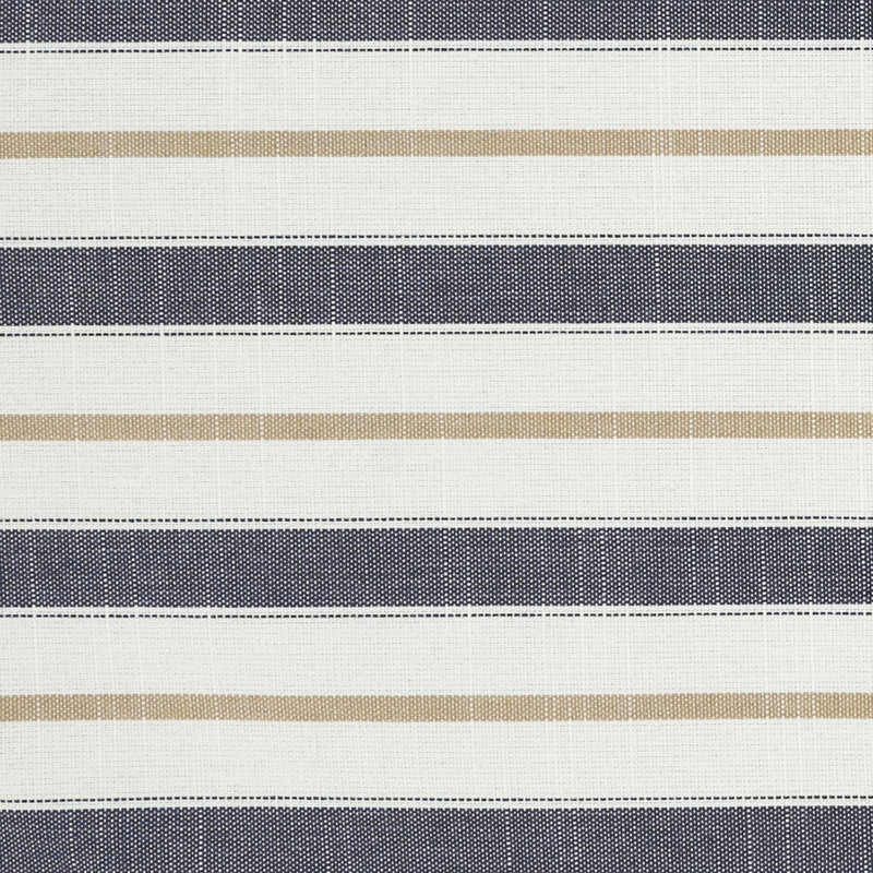 Napperon moderne à rayures (ensemble de 4), Blanc / Bleu