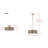Chamniss 4 - Light Dimmable Drum Chandelier