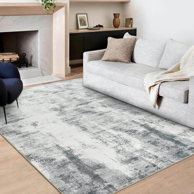 Rectangle 230 cm x 160 cm Synthetic Area Rug