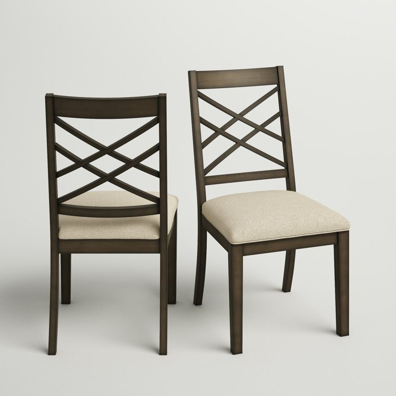 Chaise rembourrée Cheshire, Ivoire ivoire