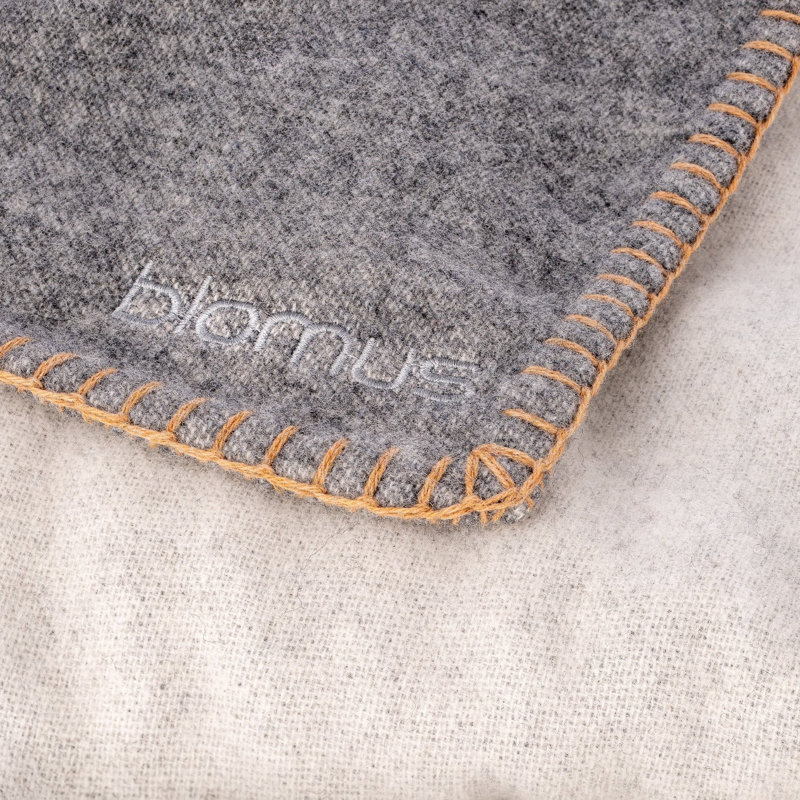 AHWI Wool Throw - Sharkskin Grey, Sharkskin Gray