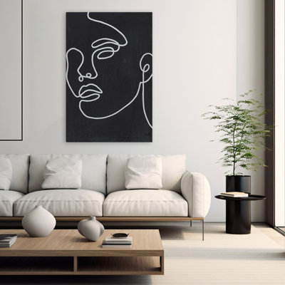 Minimaliste et moderne à propos de Face II BW