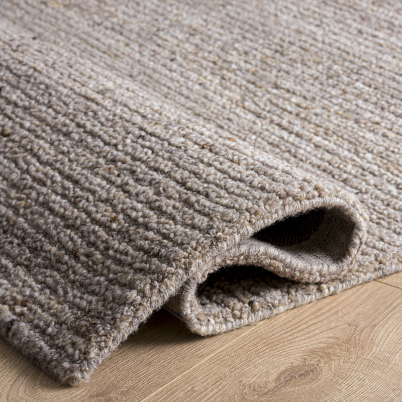 Tapis d'intérieur en laine touffeté à la main Earthly, Rectangle 6 pi x 9 pi
