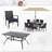 Leonard 6 - Person Patio Dining Set with Rectangular Table , Cushions Included-716810058