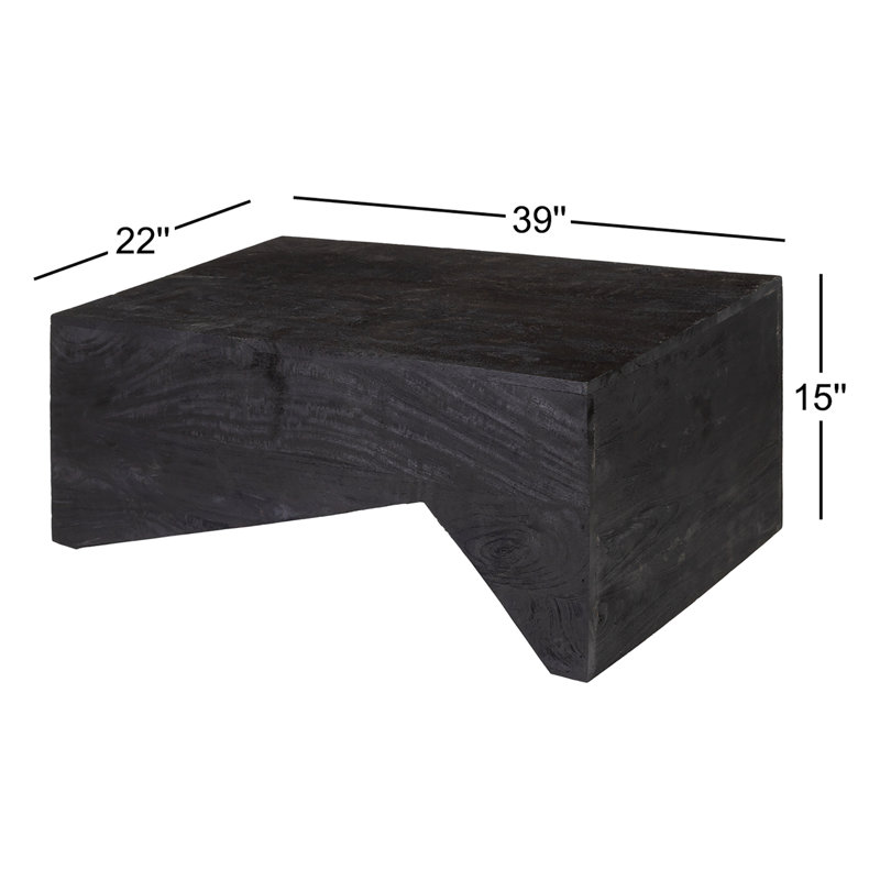 Reyka Modern Coffee Table, Black