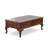 Carved mahogany coffee table