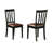 5 Piece Kitchen Table & Chairs Set Includes a Round Dining Room Table with Pedestal and 4 Faux Leather Dining Chairs, Black-1306784219
