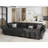 Kimbrel Modular Sectional Sofa Modular Sleeper Couch Convertible Sectional Sofa Bed Set Oversized Couch Reversible Chaise-1642012745