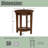 Inola Wide Rustic Industrial Antique Wooden Round End Table With 1 Open Shelf