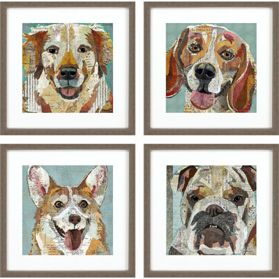 " Dog Collage II " by Anderson 4 - Pieces
