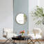 Miroir rond, cadre en fer avec crochet pour le salon, la chambre à coucher, le vestibule-585746463