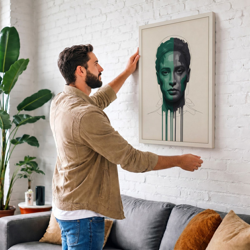 Print, 36x24 - 91.4 x 61.0 cm, Sage Border