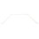 Basic Bay Window Curtain Rod, Adjustable Length: 18-42" Sides, 36-63" Center, Steel, White