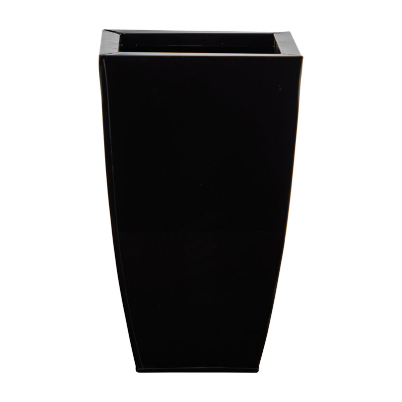 Aristocles Metal Pot Planter, Black