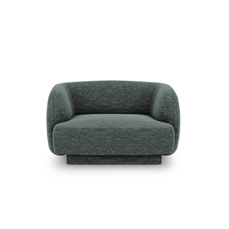 Adoraim 109Cm Wide Armchair, Petrol 100% Structural Polyesters