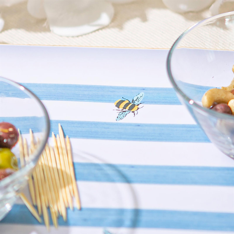 Bee Stripe Serving Tray