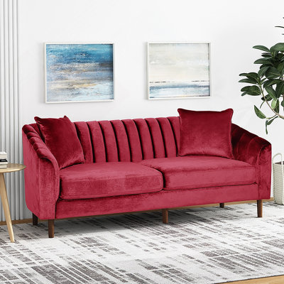 3-seater Sofa ( Wine Red)