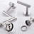 Stainless Steel Wall Mounted Bathroom Hardware Set (4 pcs)-115954445