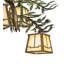 29" Wide Pine Branch 5 Light Chandelier