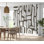 Lajauna Peel & Stick Abstract Wall Mural - Earthy Shapes Smoky Grey