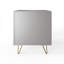 Alipio 40cm W Manufactured Wood Bedside Table-356873538