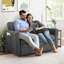 Canapé-lit inclinable 3-en-1 avec coussins pour petits espaces Ross-1197133680