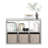 Furinno Cubicle Open Back Decorative Cube Storage Organizer, 6-Cube, Dark Oak-1242548529-1236626857