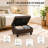 Faux Leather Storage Ottoman Living Room-1474291290