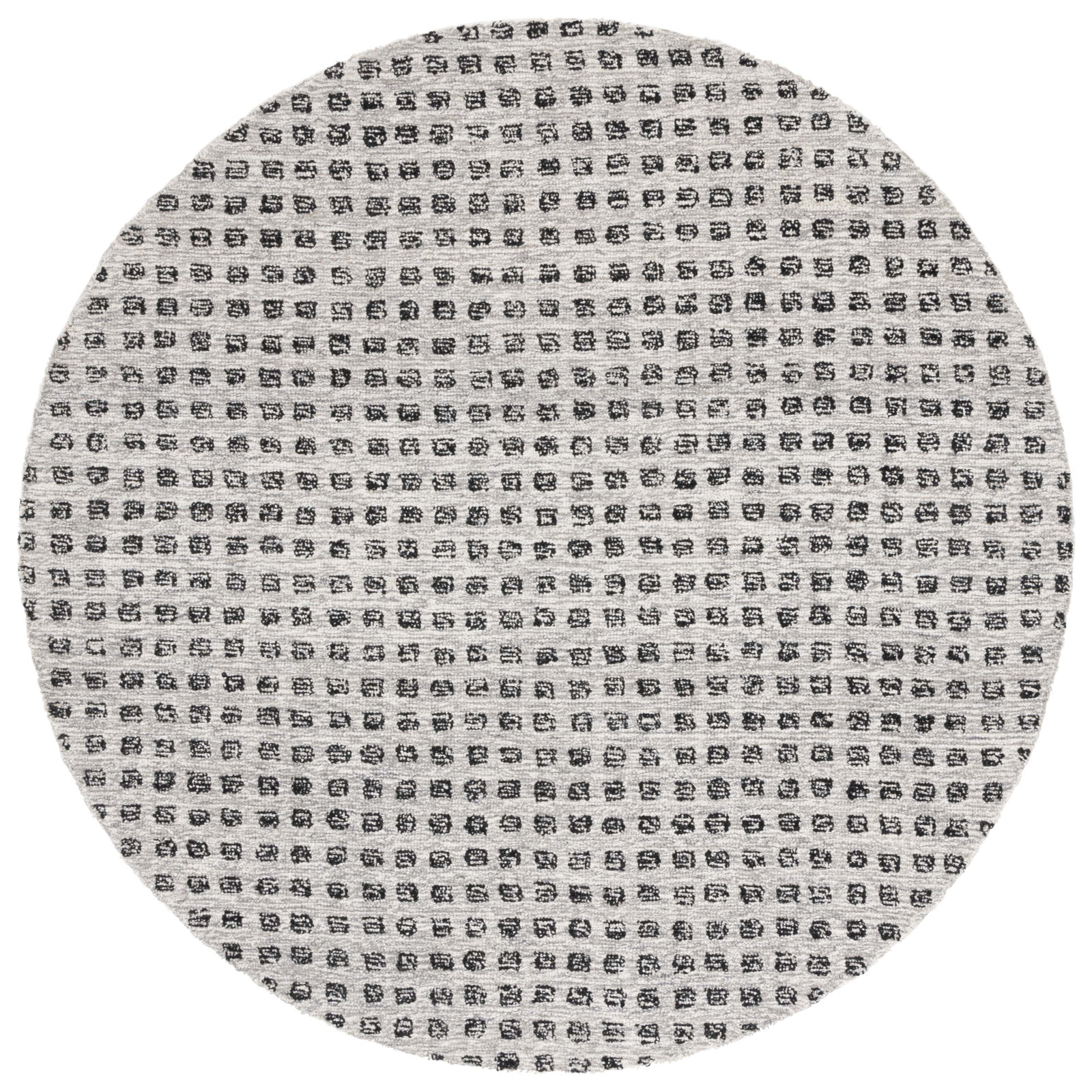 Everdine Wool Area Rug, Round 6'