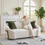 Canapé 88 po 88 po avec 3 coussins décoratifs-1017778427