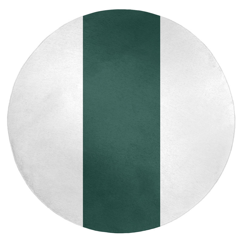 Chenille Indoor Rug, Round 5'