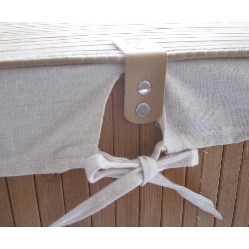 Ensemble de 3 paniers à linge en bambou