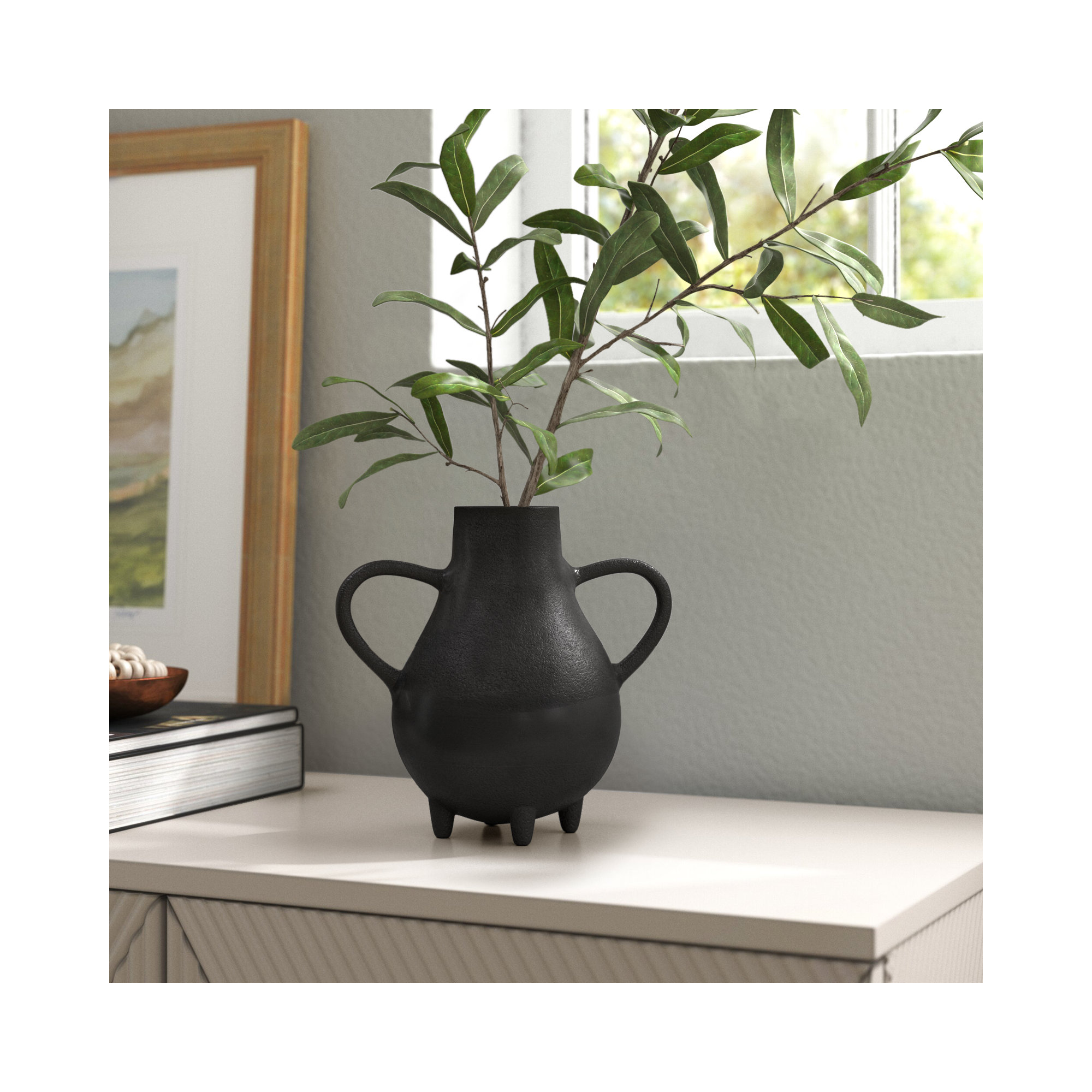 Olson 8.3'' Ceramic / Porcelain Table Vase