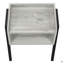 Table d'appoint, table d'appoint, table de bout, table de chevet, lampe, métal