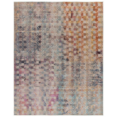Rainbow Performance Abstract Indoor/Outdoor Area Rug