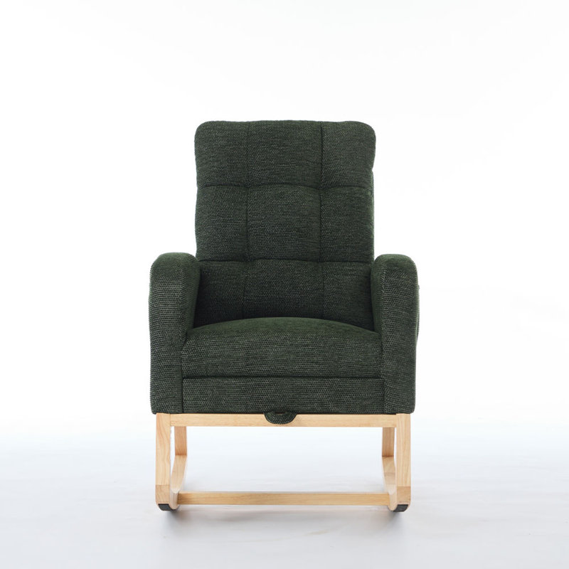 Chaise berçante Modern, Vert foncé