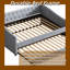 Lit de jour double avec lit gigogne simple, canapé-lit rembourré avec rangement et lit escamotable-1033096922-1033096923