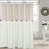 Lin / beige / rayures vertes