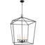 Lustre rectangulaire à 6 lumières Kampbell-243010954