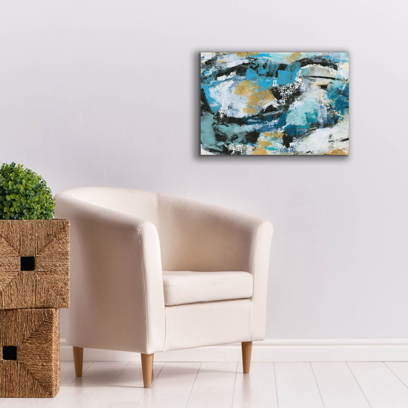 "Epic Graffiti" Impromptu I "par Silvia Vassileva, art mural sur toile, 26 po x 18 po, H 18 po x l 26 po