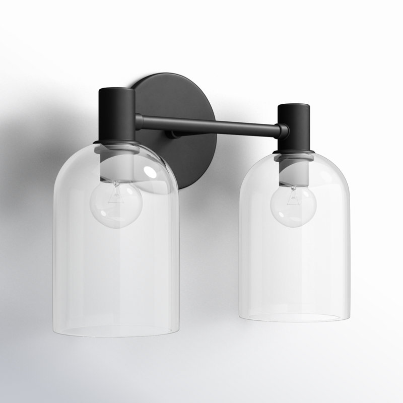 Redmond Steel Armed Sconce, Soft Black