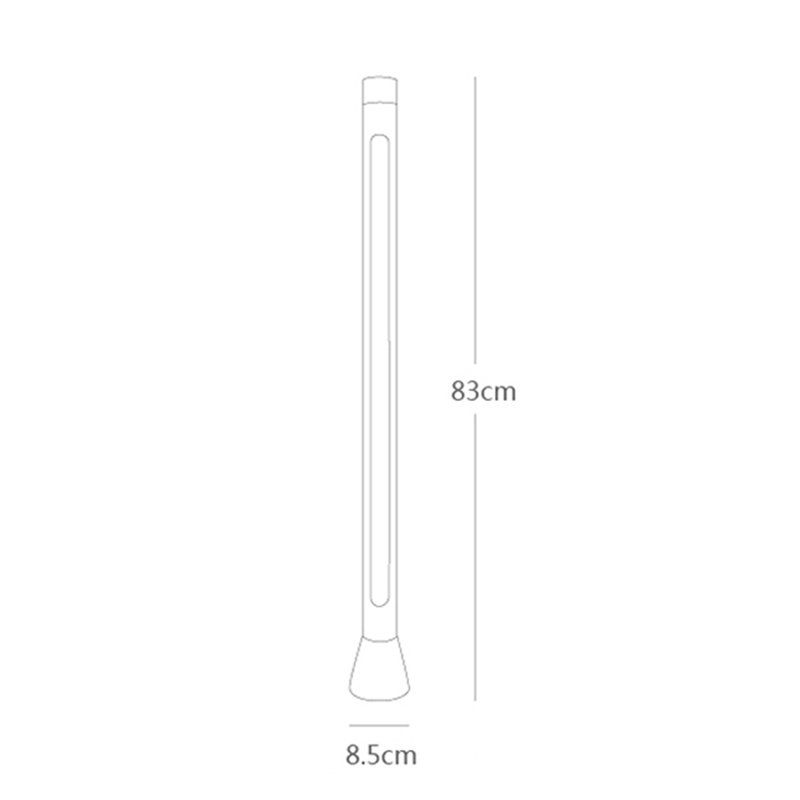 Lampe sur pied colonne 33 "Aremy