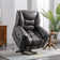 Ellieann Power Recliner with Massage, Heat, and Lift Assist - Breathable Microfiber Upholstery