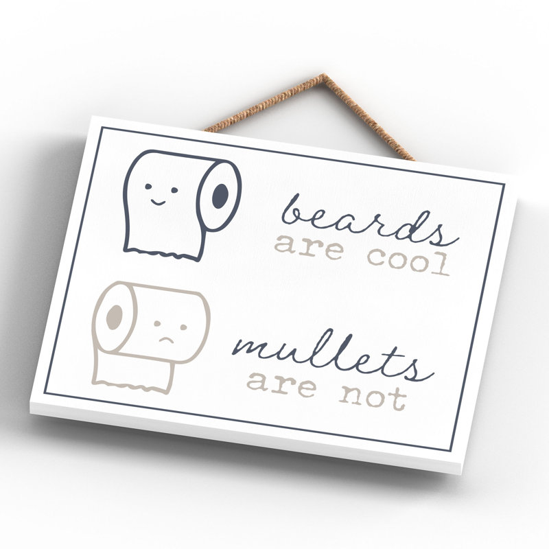Vivid Squid Wholesale Beards Are Cool 1 Piece Wall Art