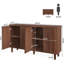 Buffet 59,74 "moderne rustique brun avec rangement-2086304333