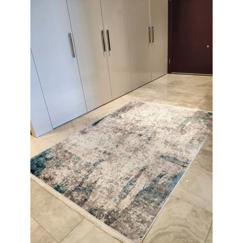 Toscana Performance Washable Abstract Indoor / Outdoor Rug, Rectangle 5'3" x 9'10"